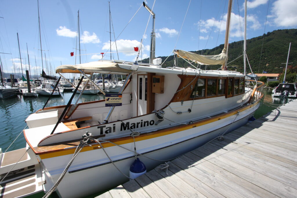 Kingfisher Classic Motor Sailer Launch Boat for Sale